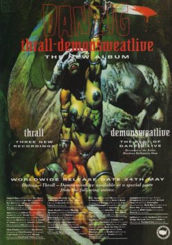 DANZIG Thrall: Demonsweatlive Poster Print