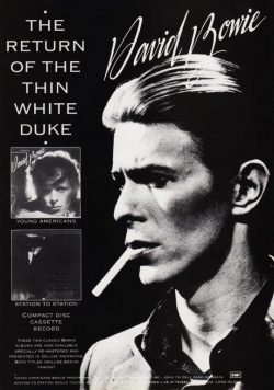 DAVID BOWIE The Return Of The Thin White Duke Poster
