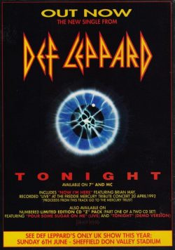 DEF LEPPARD Tonight Poster Print