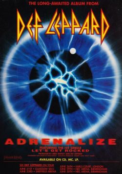DEF LEPPARD Adrenaiize Poster Print