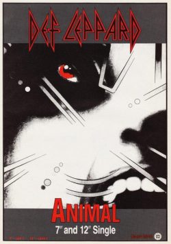 DEF LEPPARD Animal Poster Print
