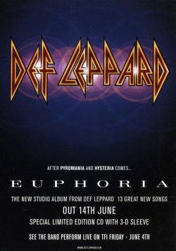 DEF LEPPARD Euphoria Poster Print