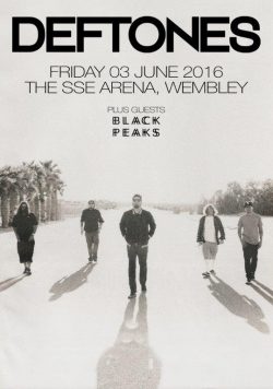 DEFTONES London SSE Wembley Arena - June 3rd 2016 Poster