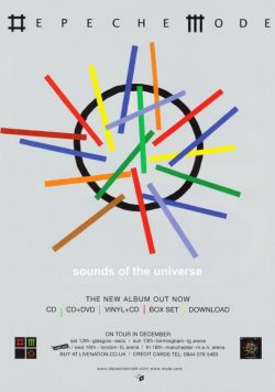 DEPECHE MODE Sounds Of The Universe Poster