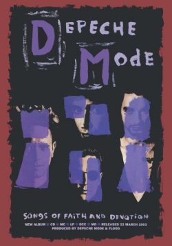 DEPECHE MODE Sounds Of Faith & Devotion Poster Print