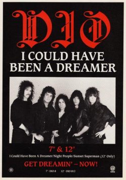 DIO I Could Have Been A Dreamer Poster Print