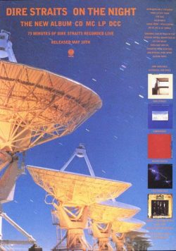 DIRE STRAITS On The Night Poster