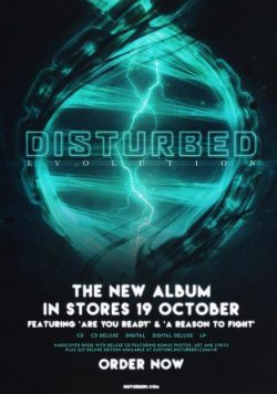 DISTURBED Evolution Tour Poster Print