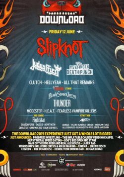 DOWNLOAD FESTIVAL 2015 Friday 12th Poster Print