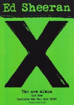 ED SHEERAN x (Multiply) Poster Print