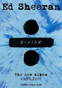 ED SHEERAN Divide ÷ Poster Print