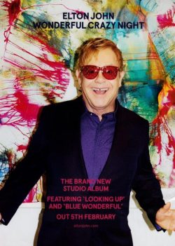 ELTON JOHN Wonderful Crazy Night Poster Print