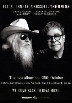 ELTON JOHN & LEON RUSSELL The Union Poster Print