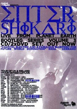 ENTER SHIKARI Common Dread 2011 UK Tour Poster Print