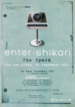 ENTER SHIKARI The Spark 2017 UK Tour Poster Print