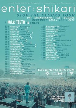 ENTER SHIKARI Stop The Clocks 2018 2019 Tour Poster Print