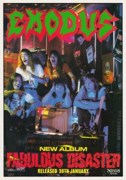 EXODUS Fabulous Disaster Poster Print