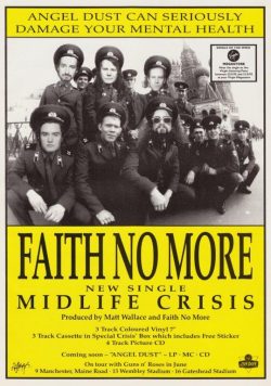 FAITH NO MORE Midlife Crisis Poster