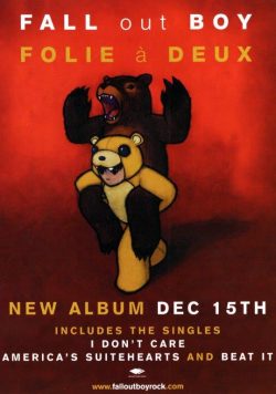 FALL OUT BOY Folie A Deux Poster