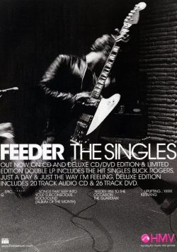 FEEDER The Singles Poster