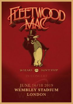 FLEETWOOD MAC An Evening With… 2018/2019 World Tour UK US EU LONDON Wembley Stadium Poster