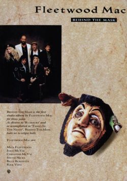 FLEETWOOD MAC Behind The Mask Poster Print