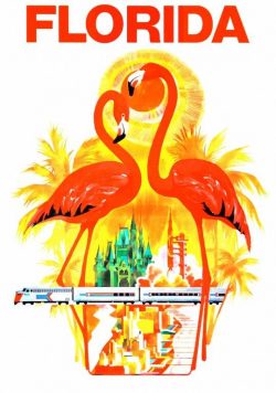 FLORIDA - United States - Vintage Travel Poster Print