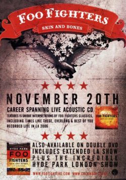 FOO FIGHTERS Skin & Bones Poster Print