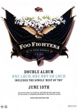 FOO FIGHTERS In Your Honour Poster