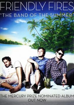 FRIENDLY FIRES Band Poster Print