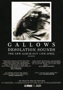 GALLOWS Desolation Sounds Poster Print