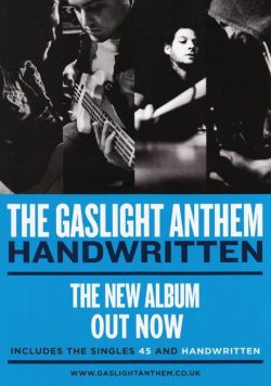 GASLIGHT ANTHEM Handwritten Poster Print