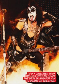 GENE SIMMONS Kiss Poster Print