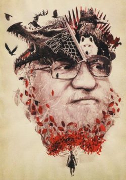 GEORGE R. R. MARTIN TV Show Poster Print