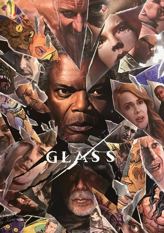 GLASS Movie Poster Print prints4u