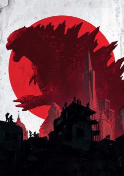 GODZILLA Movie Poster Print