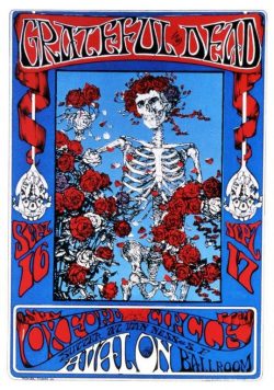 GRATEFUL DEAD Oxford Circle Avalon Ballroom Poster Print