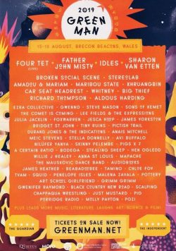 GREEN MAN FESTIVAL August 2019 Poster Print