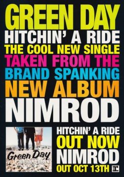 GREEN DAY Nimrod Poster Print
