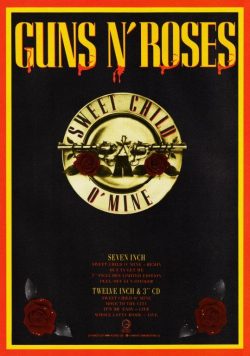 GUNS N ROSES Sweet Child O? Mine Poster Print