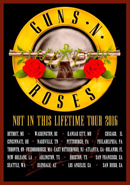 guns and roses world tour 2016