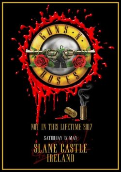 GUNS N ROSES Slane Castle Ireland - 27 May 2017 Poster