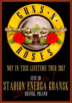 GUNS N ROSES Stadion Energa Gda?sk - June 20 2017 Poster Print