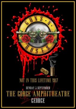 GUNS N ROSES Gorge Amphitheatre George - September 2017 Poster Print