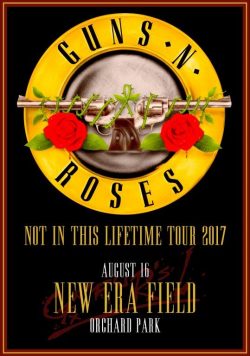 GUNS N ROSES New Era Field Orchard Park - August 16 2017 Poster Print