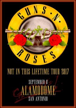 GUNS N ROSES Alamodome San Antonio  September 8 2017 Poster Print