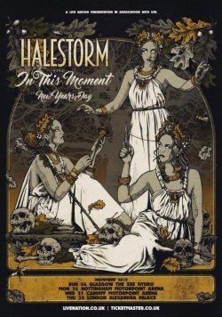 HALESTORM 2019 UK Tour Poster Print