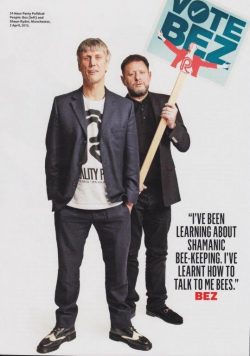 HAPPY MONDAYS Shaun Ryder Bez Poster Print