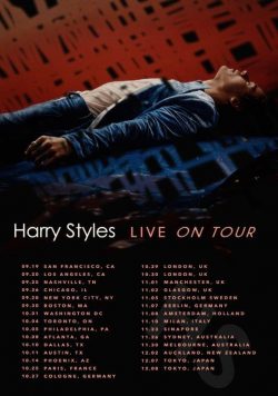 HARRY STYLES Sign Of The Times 2017 Tour Poster