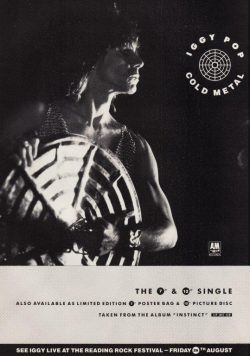 IGGY POP Cold Metal Poster Print